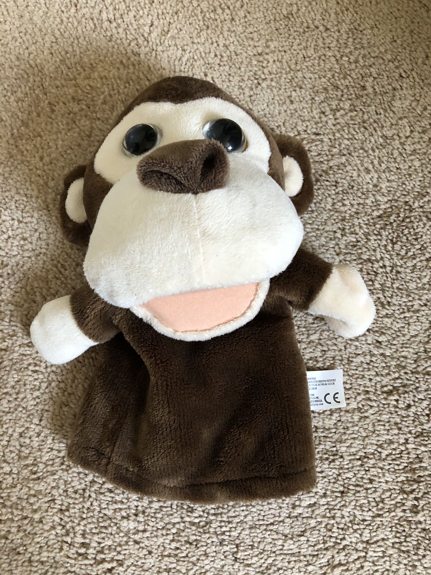 Monkey hand puppet