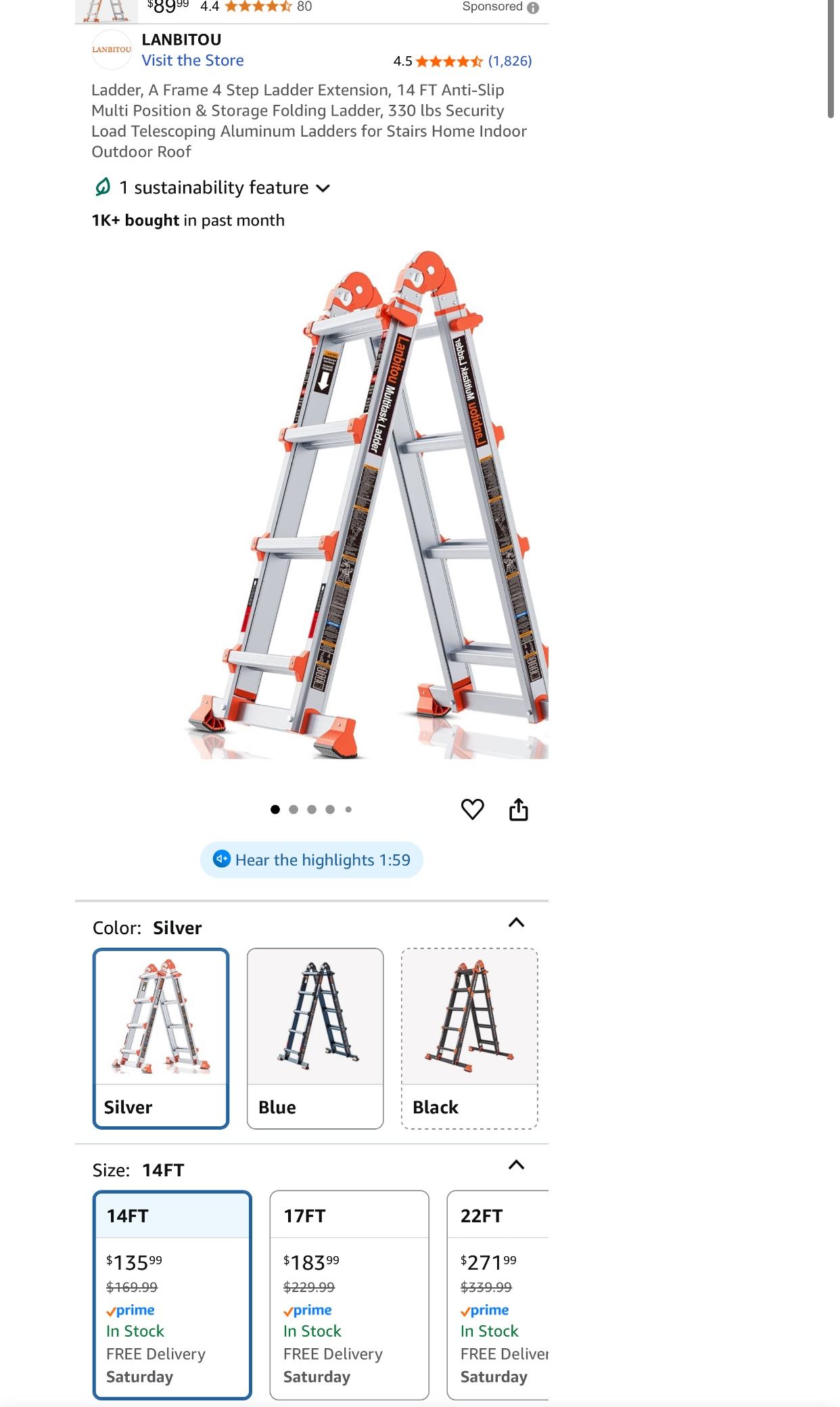 New Multi Purpose Ladder