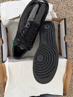 Nike Air Force 1 Patent Leather Black Sneakers