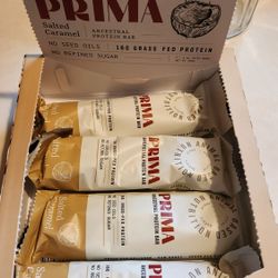 4 Prima Salted Carmel Protein Bars