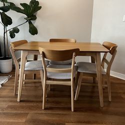 Coffee Table + 4 Chairs