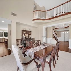 Century Brand-Chippendale Dining Set With 8 Chairs 