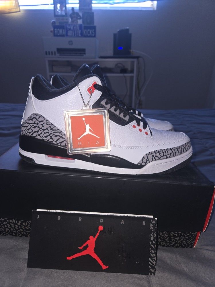 Jordan 3 Retro 'Infrared 23' Size 10