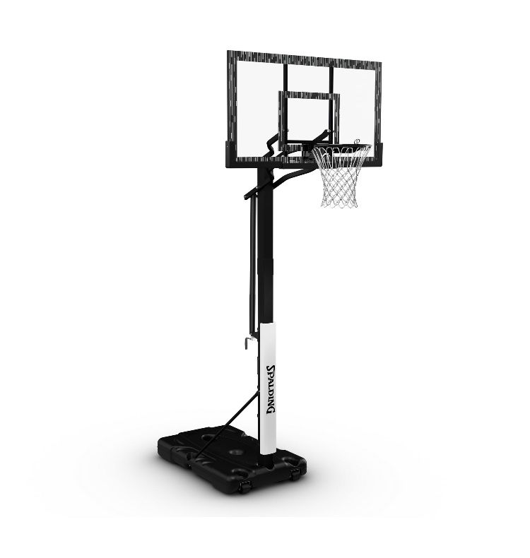 Spalding 60 In. Acrylic Screw Jack Portable Basketball Hoop System