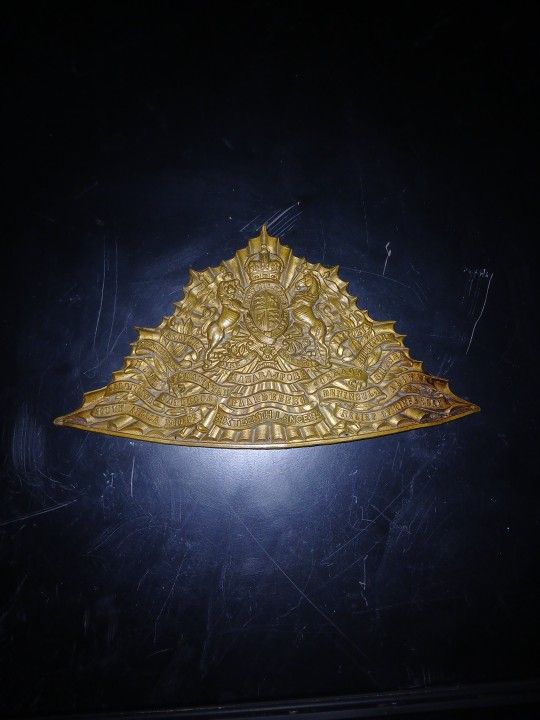 The Queens 16 Lancers Helmet Badge