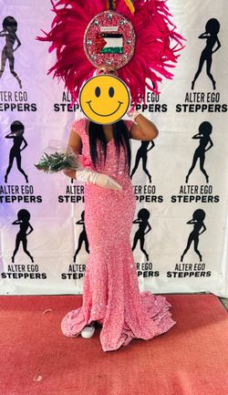 Pink Sequin Dress