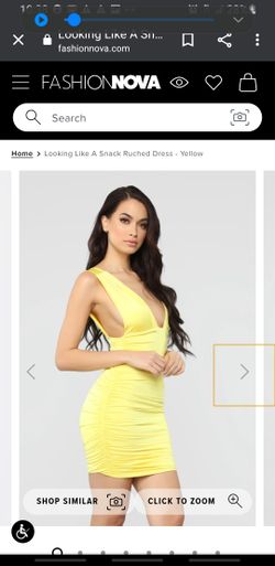 Fashion Nova yellow 💛 dress