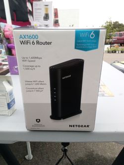 Ax 1600 WiFi 6 router Netgear. New