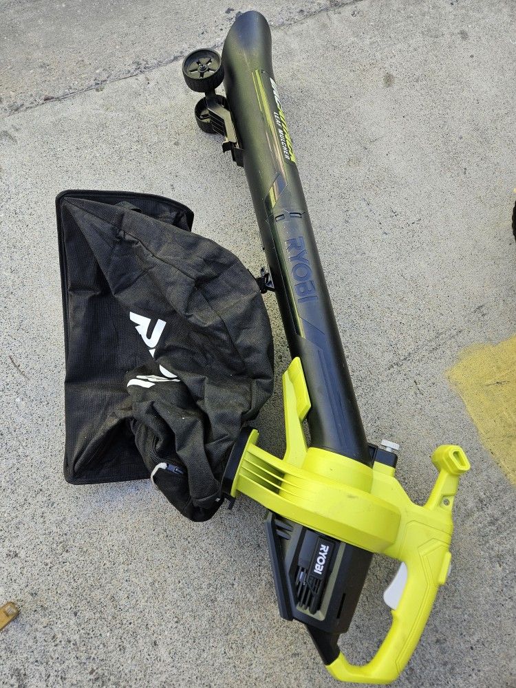 40V Vac Attack Cordless Battery Leaf Vacuum/Mulcher