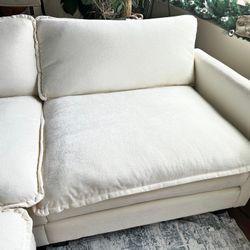 113.4in 3 seater L shaped sectional cloud couch