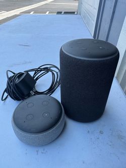 Amazon Echo Plus and Echo Dot Smart Speakers