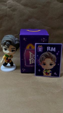 BTS RM TinyTAN McDonald’s 2025 Figure + Card & Box