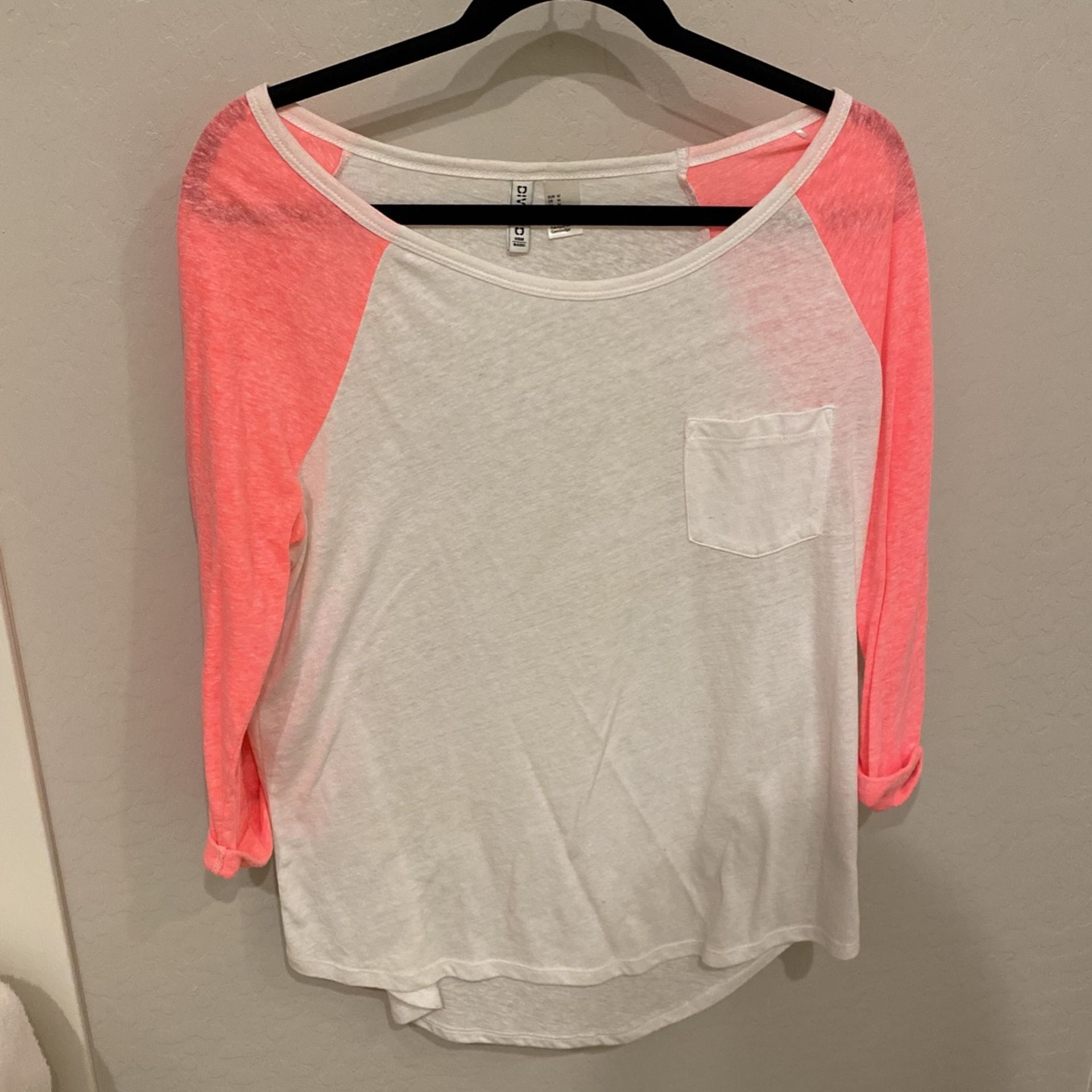 Pink Baseball Tee