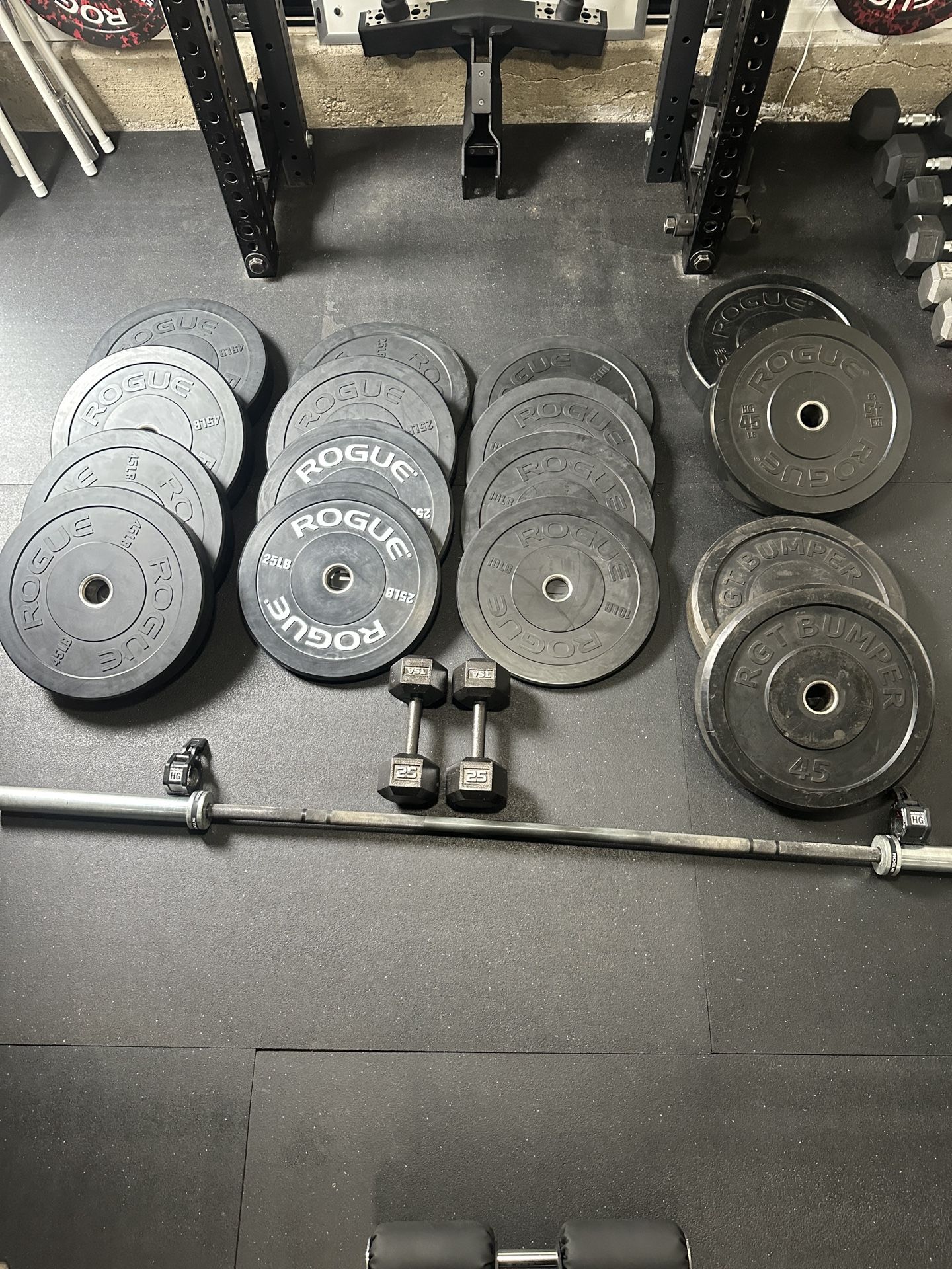 ROGUE BAR AND BUMPER PLATES