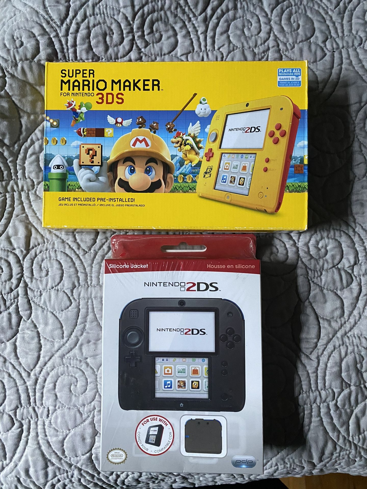Nintendo 2DS Super Mario Maker Bundle in Yellow/Red