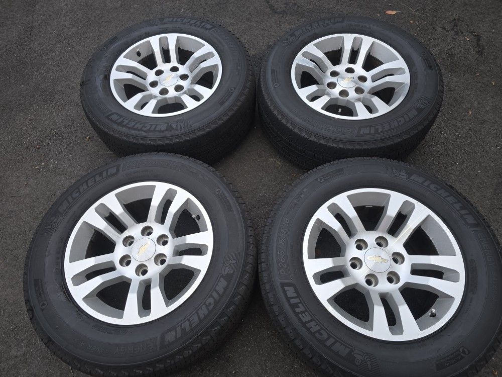 Set Of 4 Chevy 18 Inch Wheels & Tires for Sale in Portsmouth, VA - OfferUp