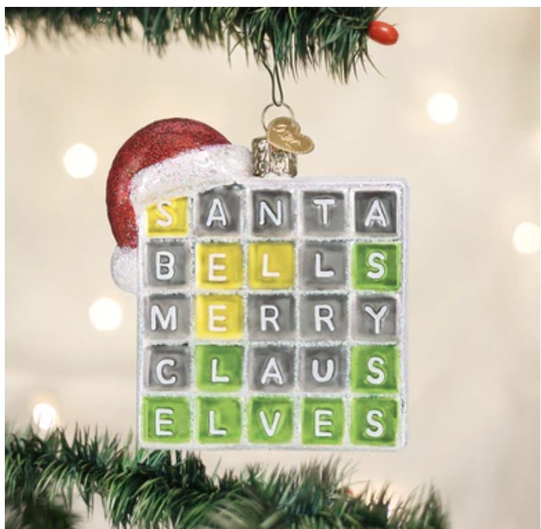 Wordle Ornament
