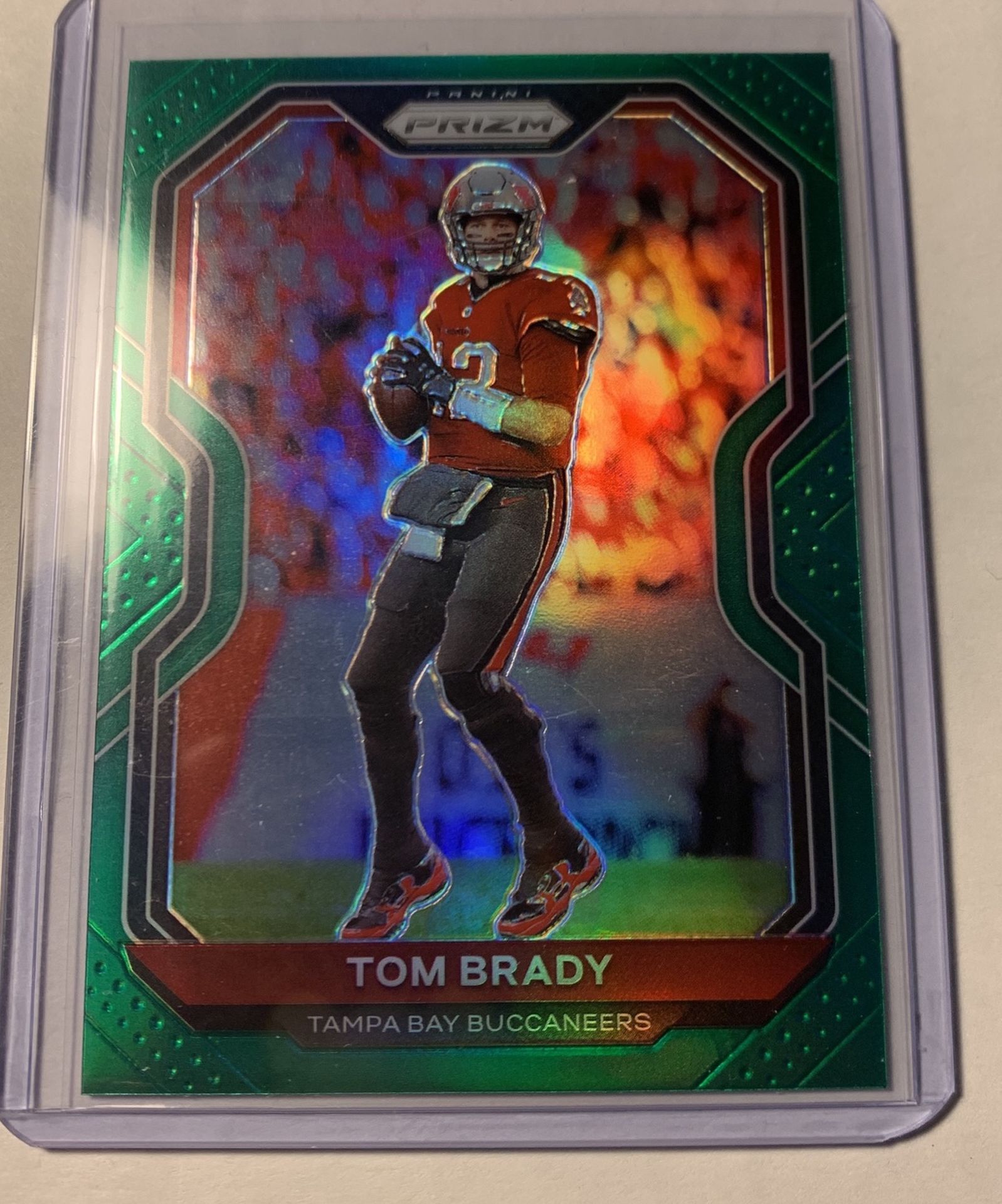 Tom Brady Tampa Bay Buccaneers first year Card Panini Prizm