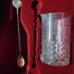 Hennessy Stirrring Glass And Spoon New