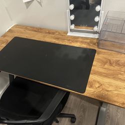 Table + Chair + Mirror And Organizer