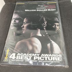 Million Dollar Baby DVD Clint Eastwood Morgan Freeman Best Picture Factory Sealed