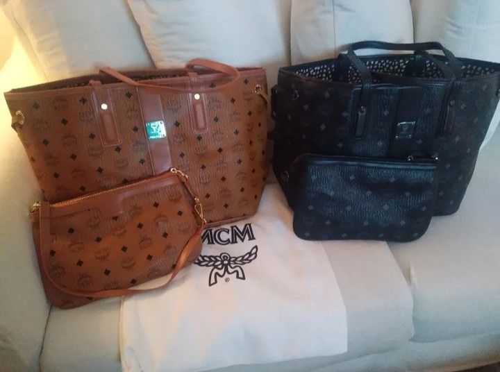 Fashionable Tote Bags with Clutch Bag