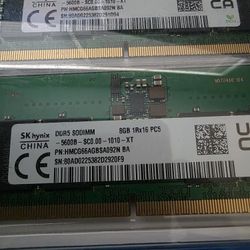 DDR5 Laptop Ram 16g