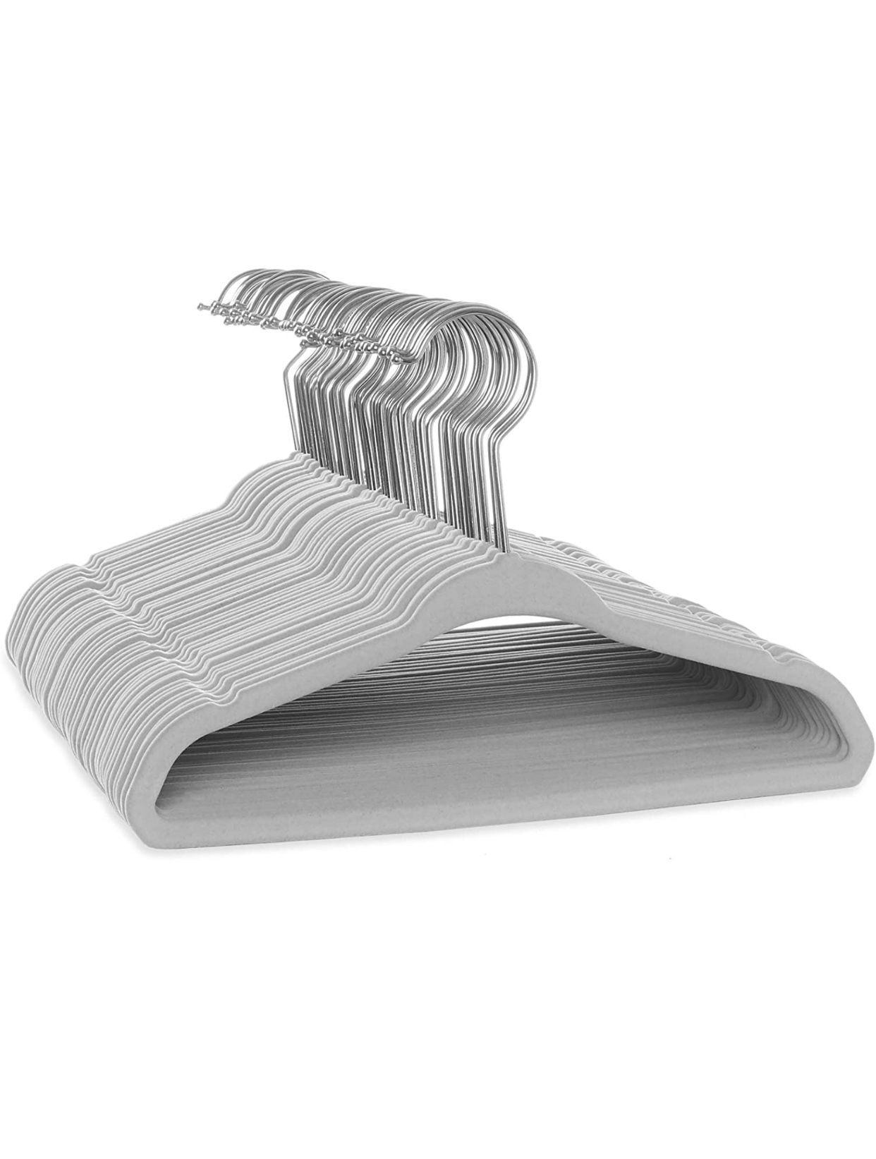 Closet Complete 50 Pack Baby Sized Non slip Velvet hangers