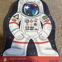 Space explorer floor Puzzle 