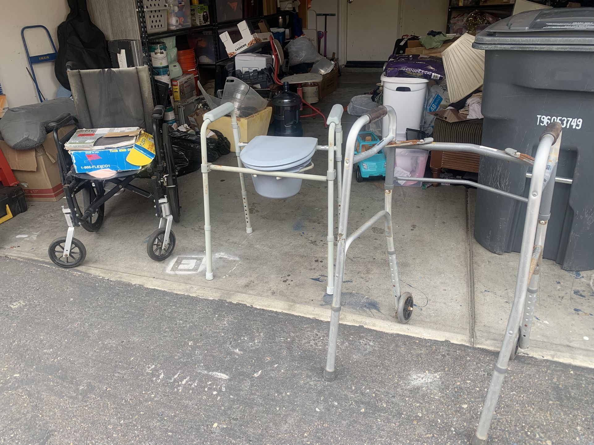 Adult Stroller, Wheelchair And Foldable Potty