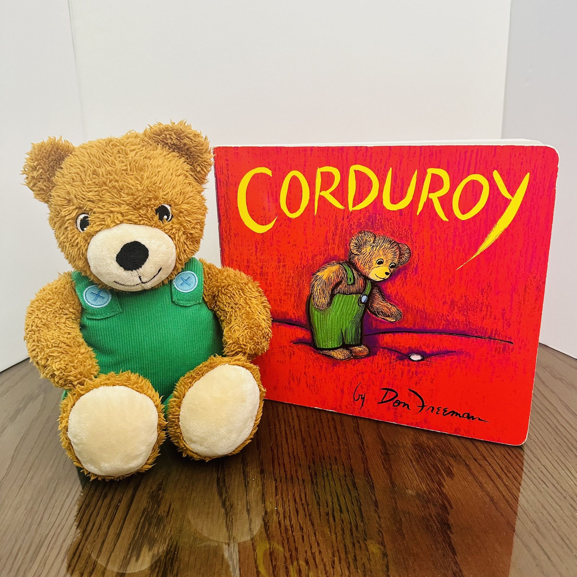 Corduroy Hardcover Book and Stuffed Bear Set