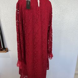 Allegra K Womens Dresses Ruffle Hems Size L