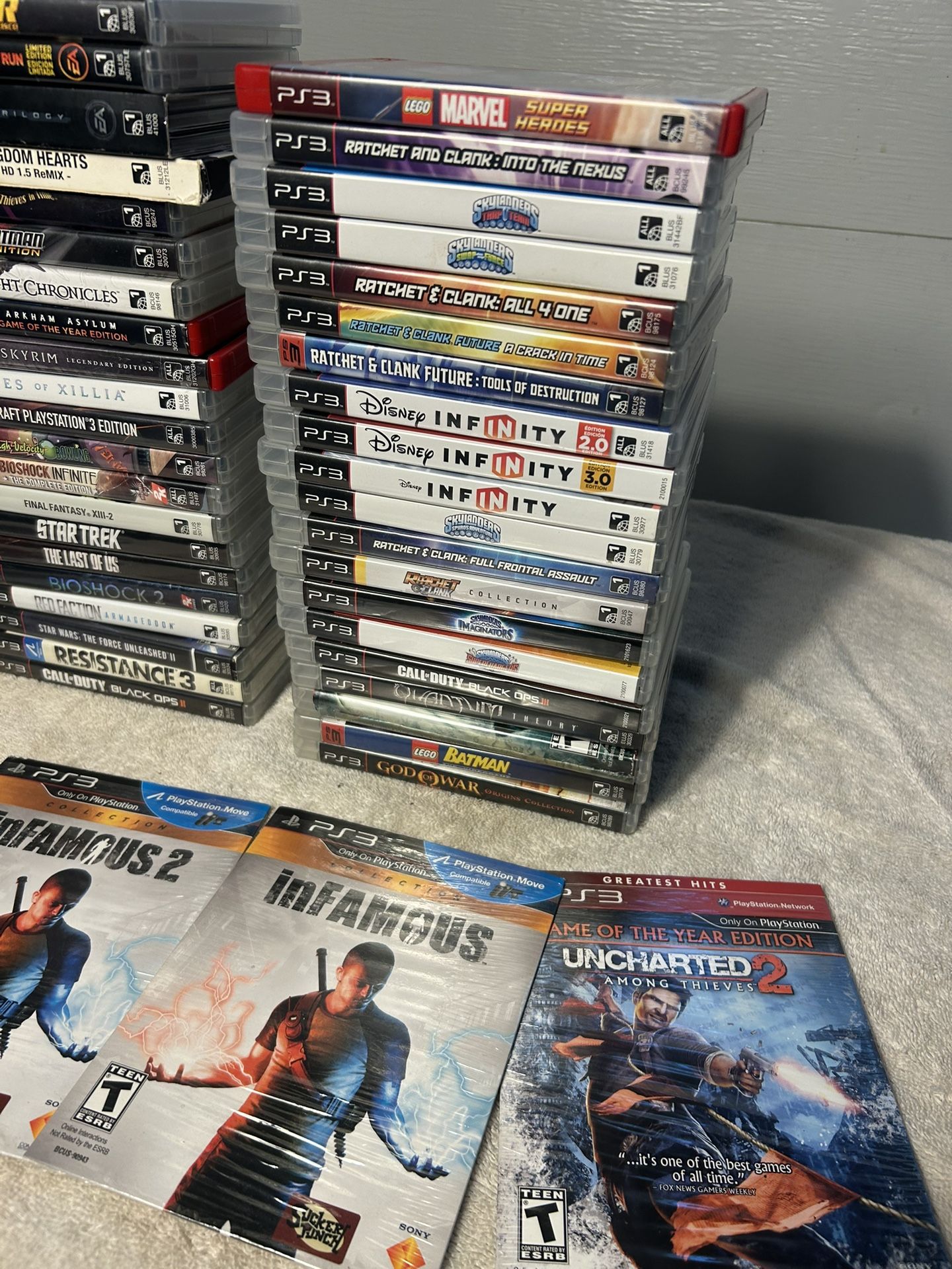 Sony Ps3 Games Bundle Lot Of 45 PlayStation