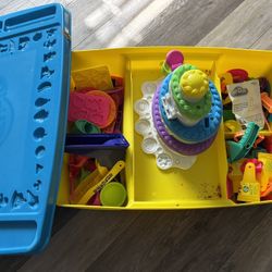 Play dough, Bracelet Kit and Chair