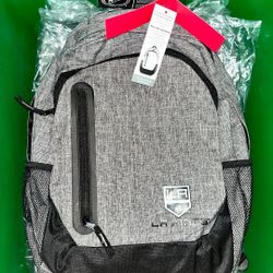 Los Angeles Kings Heathered Gray Backpack