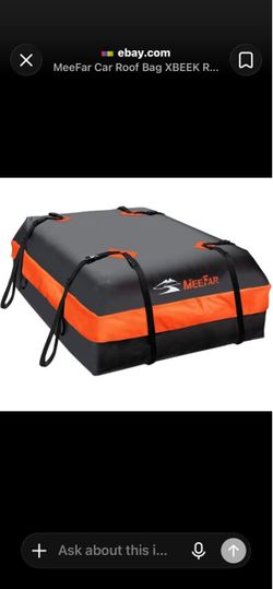 Brand New MeeFar Rooftop Cargo Carrier – $45