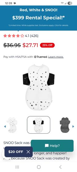 Happiest baby snoo sack