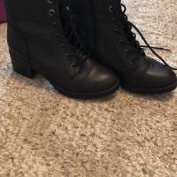 Rampage black, new combat boots Never Worn