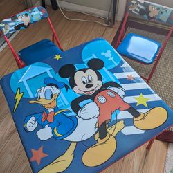 Mickey Mouse Table And Chair Set