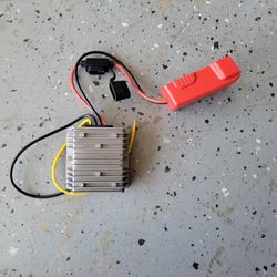 18V to 12V Step Down Converter for Milwaukee M18 Battery, DC Voltage Reducer Transformer 12V 20A 