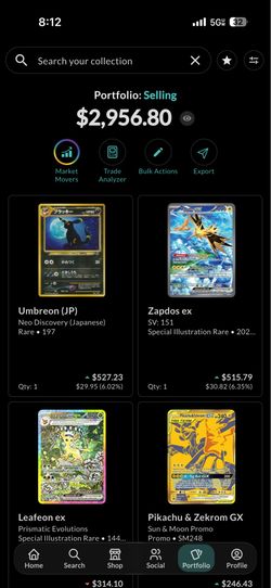 Pokemon graded collection