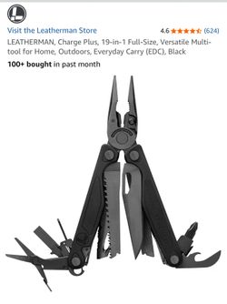NIB Leatherman Charge Plus Multitool W/ Sheath And Bit Kit