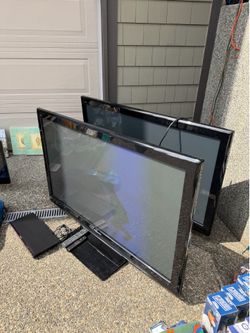 TWO Panasonic Viera 50" TVs + Player Bundle (2 TVs & Remotes Included!)