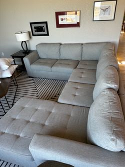 Krisha 3 Pc. Sleeper Chaise Sectional