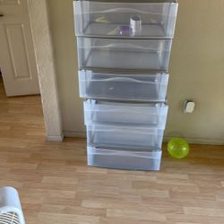 Plastic drawers