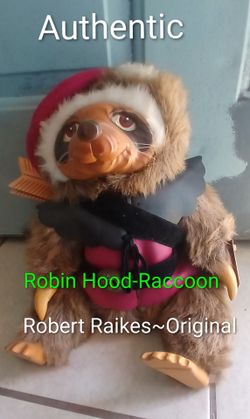 Vintage Wooden Sculpture by Robert Raikes