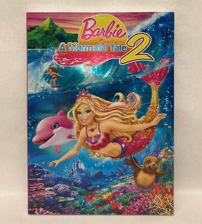 DVD Barbie in  A Mermaid Tale 2 animated children’s movie 2012