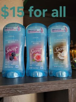 Secret deodorant