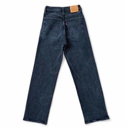 Levi's black ribcage straight denim jeans Size 25x27