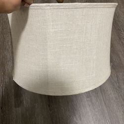 Large Cloth Beige Lamp Shade